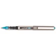 UNI-BALL Stylo Roller pointe métal fine encre liquide Turquoise UNI-BALL EYE UB 157