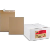GPV Boîte de 250 pochettes kraft armé à soufflets 340c465mm
