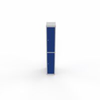 Vestiaire démontable 2 cases bleu élément départ gris