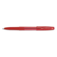 PILOT Stylo à bille Super Grip G à capuchon avec grip ergonomique, pointe extra-large rechargeable. Rouge