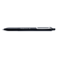 PENTEL Stylo bille iZee rétractable. Pointe 1 mm. Encre rechargeable Noire