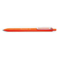 PENTEL Stylo bille iZee rétractable. Pointe 1 mm. Encre rechargeable Orange