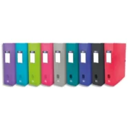 OXFORD Boîte de classement OSMOSE en polypropylène 7/10e. Dos 8 cm. Format A4. Coloris assortis