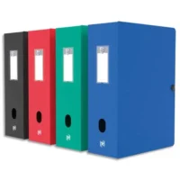 OXFORD Boîte de classement MEMPHIS en polypropylène 7/10e. Dos 10 cm. Coloris assortis Tradition