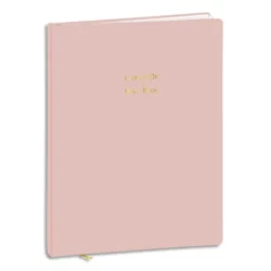 QUO VADIS Livre d'or Pastel 27x21cm 128 pages. Couverture effet soft Touch. Coloris rose
