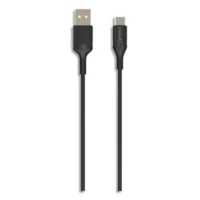 GREEN-E Câble USB-C/USB-A 1,2m Noir 3A, 18W GR7060