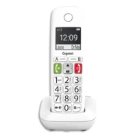 GIGASET Téléphone sans fil E290 Solo Blanc S30852-H2901-N102 sans répondeur