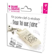 GRAINE CREATIVE Kit porte-clé papa maman