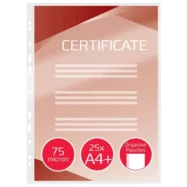 GBC Paquet de 25 Pochettes de plastification GBC A4+, 2 x 75 microns, brillantes 3747515