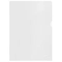 ESSELTE Boite de 100 pochettes perforées A4 en polypropylène recyclé 10/100eme. Coloris transparent