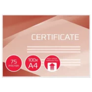 GBC Paquet de 100 Pochettes de plastification GBC HighSpeed A4, 2 x 75 microns 3747347