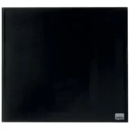 NOBO Tableau mémo en verre 300 x 300 mm - noir - 1903950