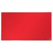 NOBO Tableau d'affichage Widescreen en feutre Impression Pro - 710 x 400 mm - rouge - 1915419