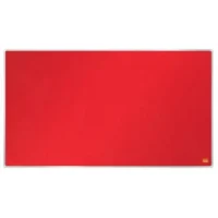 NOBO Tableau d'affichage Widescreen en feutre Impression Pro - 710 x 400 mm - rouge - 1915419