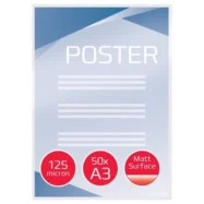 GBC Paquet de 50 Pochettes de plastification GBC mates A3, 2 x 125 microns3747521