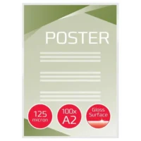 GBC Paquet de 100 Pochettes de plastification GBC A2, 2 x 125 microns 3745099