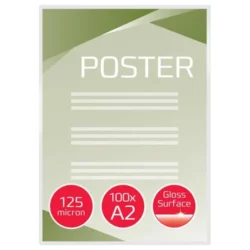 GBC Paquet de 100 Pochettes de plastification GBC A2, 2 x 125 microns 3745099