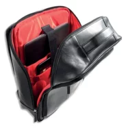 QUO VADIS Sac à dos Rangers en cuir de buffle 40x2x40cm, 1 compartiment. Coloris noir