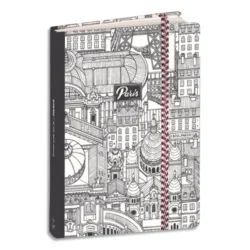 QUO VADIS Carnet Dr Paper ligné 15x21cm 192 pages. Couverture Imprimée Paris