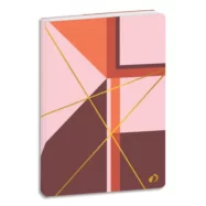 QUO VADIS Carnet Nova ligné 10x15cm 192 pages. Couverture motif Navy rose