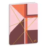 QUO VADIS Carnet Nova ligné 10x15cm 192 pages. Couverture motif Navy rose