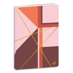 QUO VADIS Carnet Nova ligné 10x15cm 192 pages. Couverture motif Navy rose