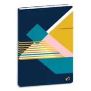 QUO VADIS Carnet Nova ligné 10x15cm 192 pages. Couverture motif Losange jaune