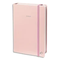 QUO VADIS Carnet Pastel ligné 15x21cm 192 pages. Coloris rose