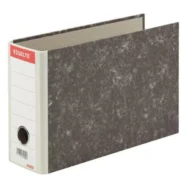 ESSELTE Classeur à levier en carton à l'italienne. Dos 8cm. Format A5. Coloris gris