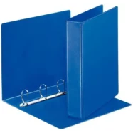 ESSELTE Classeur personnalisable ESSENTIAL 4 anneaux 40 mm en polypropylène. Format A4. Coloris Bleu
