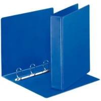ESSELTE Classeur personnalisable ESSENTIAL 4 anneaux 40 mm en polypropylène. Format A4. Coloris Bleu
