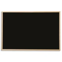 BI-OFFICE Tableau noir pour craie, cadre en bois de pin. Format 40x30 cm