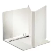 ESSELTE Classeur à couverture personnalisable sur trois faces PP Blanc – dos de 3,5 cm