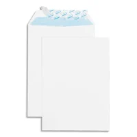 GPV Boîte de 500 pochettes auto-adhésives velin Blanc 90g format 162x229 C5