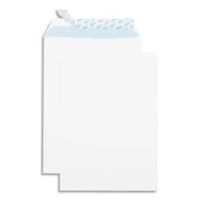 GPV Boîte de 250 pochettes auto-adhésives velin Blanc 90g format 229x324 C4