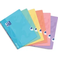 OXFORD Cahier piqûre OpenFlex polypropylène 96 pages 21x29,7 cm grands carreaux Seyès. Coloris assortis p