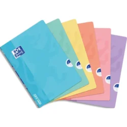 OXFORD Cahier piqûre OpenFlex polypropylène 96 pages 21x29,7 cm grands carreaux Seyès. Coloris assortis p