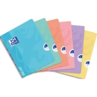 OXFORD Cahier piqûre OpenFlex polypropylène 96 pages 17x22 cm grands carreaux Seyès. Coloris assortis pas