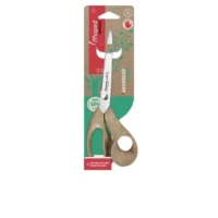 MAPED Ciseaux ADVANCED WOOD 21 cm GAUCHER asymétriques - Anneaux Ergonomiques - Garantie à vie