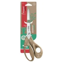 MAPED Ciseaux ADVANCED WOOD 25 cm DROITIER asymétriques - Anneaux Ergonomiques - Garantie à vie