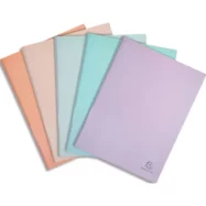 EXACOMPTA Protège-documents en polypropylène AQUAREL, 80 vues. Coloris assortis pastel