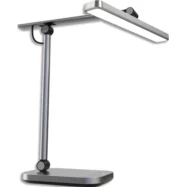 UNILUX Lampe PURELINE. Variation lumineuse et température. 35 000h, 3300-5800K. Hauteur max : 46cm. Grise