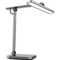 UNILUX Lampe PURELINE. Variation lumineuse et température. 35 000h, 3300-5800K. Hauteur max : 46cm. Grise