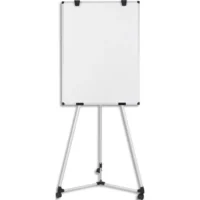 BI-OFFICE Chevalet magnétique pieds à roulettes, surface laquée. Dimensions : 750 x 1065 mm