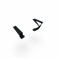 Paire d'accotoirs réglables 1D nylon noir