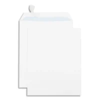 GPV Boîte de 250 pochettes auto-adhésives velin Blanc 90g format 260x330 24
