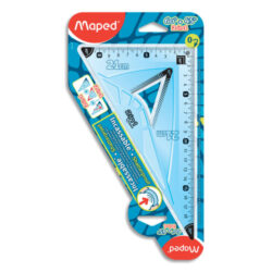 MAPED Equerre 2 en 1 60°/45° 21 cm incassable 255110