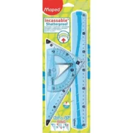 MAPED Kit de 3 pièces traçage géometrie incassable - 30cm