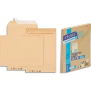 GPV Paquet de 25 pochettes kraft autoadhésif 90G format 162x229 C5