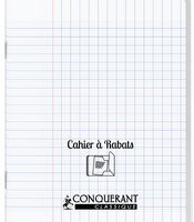 CONQUERANT CLASSIQUE Cahier à rabat 240 x 320 mm, incolore